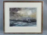 Print - untitled but possibly Regatta by William Selwyn limited edition, print, sold Jul 2016