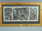 Misfortunes of the Population by Carl F Hodgson limited edition, 1994, print, offered Jun 2016