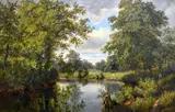 Untitled by Walter Wallon Caffyn, 1874, oil on canvas, sold May 2016