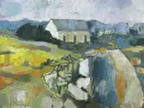 Untitled by Ellis Gwyn, 1971, oil on board, sold May 2016