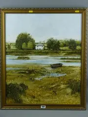 Untitled by John Ridgewell, oil on canvas, sold Feb 2016