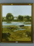 Untitled by John Ridgewell, oil on canvas, sold Feb 2016
