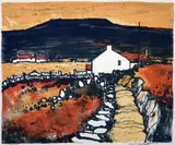Bwlch by Wilf Roberts limited edition, lithograph, sold Feb 2016