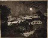 Untitled by Keith Andrew limited edition, 1977, etching and aquatint, sold Feb 2016