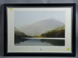 Print - Llyn Gwynant by Rob Piercy coloured limited edition, print, sold Jan 2016