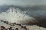 Print - snowcapped Tryfan by Rob Piercy coloured limited edition, print, offered Nov 2015