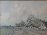 Untitled by Ernest Guérin, watercolour, sold Jul 2015