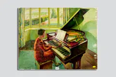 Untitled by Miles Balmford Sharp, oil on canvas, offered Feb 2015