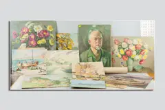 A parcel of six oils by Miles Balmford Sharp, watercolor, offered Feb 2015