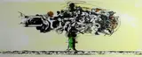 Thorn Cross' embossed stamp under mount, 9.5 x 20.5 ins (24 x 52 cms) by Graham Sutherland coloured print, print, offered Feb 2015