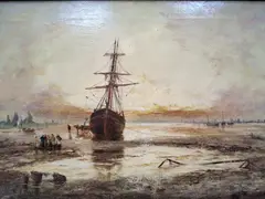 Cornish coast by B.J. Meadows, oil, sold Oct 2026