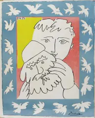 Noel by Pablo Picasso, print on paper, sold Oct 2015