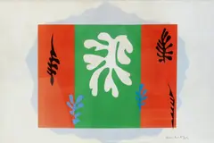 The Dancer a Schools Print Ltd European Series lithograph on paper, printed by W S Cowell Ltd, 1949, framed signed in the print 73 x 48cm by Henri Matisse, Print Ltd European Series lithograph on paper, printed by W S Cowell Ltd, sold Oct 2015