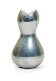 Untitled a silvered metal sculpture by Donald Wells, sculpture, sold Oct 2015