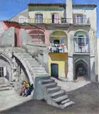 Maison en Espagne Signed  Oil by Marcel Dyf, Oil on board, sold Jun 2015