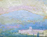 Untitled by Rudolf Helmut Sauter, Oil on canvasboard, sold Jun 2015