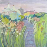 The footpath, St by Ruth Burden, 1975, Oil on canvas, sold Jun 2015