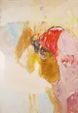 Abstract Signed and dated 65 by Rita Alima, 1965, Oil on canvas, unframed, sold Jun 2015