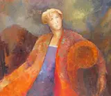 The artist Signed Oil on canvas 66 x 76cm ++Good condition by Margaret Egan, Oil on canvas, sold Jun 2015