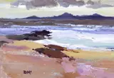Jura Signed with initials Oil on board 20 x 29cm Provenance: Fosse Gallery, Cheltenham ESTIMATE AMENDED++Good condition by Donald McIntyre, Oil on board, sold Jun 2015