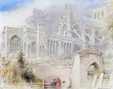 Winchester Signed, titled and dated 1900 Watercolour with scratching out 22.5 x 28.5cm Provenance: Chris Beetles, Albert Goodwin Ex., No by Albert Goodwin, 1900, Watercolour with scratching out, sold Jun 2015