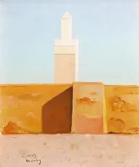 Vue de Rabat Signed Watercolour and pastel 23 x 18cm Provenance: Sotheby’s London, October 29th 1970, lot 103 Lots 181-192 by Simon Bussy, Watercolour and pastel, sold Jun 2015