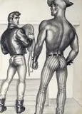 The Saddle Thief III Pencil by Tom of Finland, Pencil, unframed, sold Jun 2015