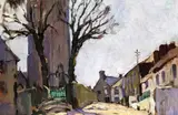 The Church at Paul, Cornwall Signed, titled and inscribed with the artist’s address verso Oil on board 31 x 46cm; 12¼ x 18in ++Good condition by Rowley Leggett A.S.W.A., Oil on board, sold Mar 2015