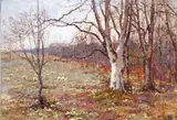 Clovelly Woods in Spring by Edward Wilkins Waite, oil on canvas board, sold Mar 2015