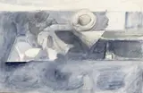 Untitled by John Epstein, Pencil and blue wash, offered Mar 2015