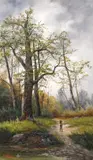 Untitled by George Haller, Oil on canvasboard, sold Mar 2015