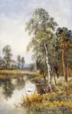 On the Thames at Windsor by Sidney Yates Johnson, oil on canvas, sold Mar 2015