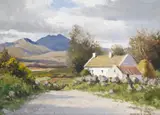Above Kilkeel by Maurice Canning Wilks, Oil on canvas, sold Mar 2015