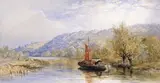 On the Thames at Quarry Wood, Gt by Cornelius Pearson, 1860, Watercolour, sold Mar 2015
