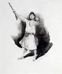 Illustrations of soldiers and militia 7, all signed and dated ‘92 All grisaille washes, mounted, unframed 24 x 20cm; 9½ x 8in (7) ++As viewed by Richard Jack, watercolor, offered Mar 2015