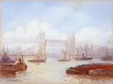 Untitled by Frederick Edward Joseph Goff, Watercolour, sold Mar 2015