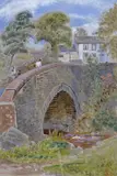 Dockray Bridge Signed with a monogram and dated 1906 Watercolour with bodycolour 34 x 23cm; 13¼ x 9in ++Good condition by Harry Goodwin, 1906, Watercolour with bodycolour, sold Mar 2015