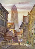 Quimper; Frankfurt A pair, both signed and inscribed Both watercolour Each 75 x 54cm; 29½ x 21½in (2) by Edward W. Nevil, watercolour, sold Mar 2015