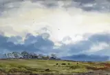 Near Falcarragh, County Donegal Signed Watercolour 36 x 53cm; 14 x 21in ++Some foxing in sky otherwise good condition by Frank Egginton, Watercolour, sold Mar 2015