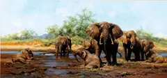 'Elephant Heaven' by David Shepherd, sold Oct 2012