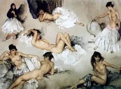 'Variations on a Theme' by William Russell Flint, sold Oct 2012