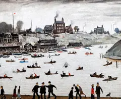 'Crime Lake' by L. S. Lowry, sold Oct 2012