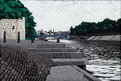 'River Scene, York' by Stuart Walton, sold Oct 2012