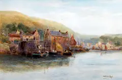 'Polperro, Cornwall' by Stuart W Lloyd, offered Oct 2012