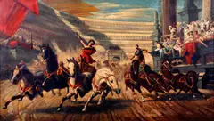 Chariot races by German School, sold Oct 2012