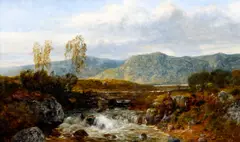 Near Capel Curig by John Wright Oakes, sold Oct 2012