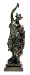 Automne by Albert Carrier-Belleuse, patinated bronze, sold Dec 2012