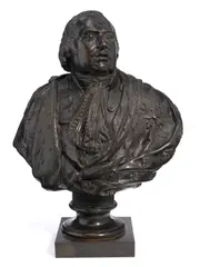 French patinated bronze bust of Louis XVIII by François Joseph Bosio, patinated bronze, sold Jun 2012