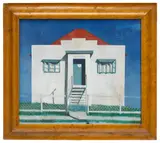 Flo Inn by D.W., oil on board, sold Jun 2012