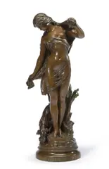Diane au Bain by Mathurin Moreau, patinated bronze, sold Mar 2012